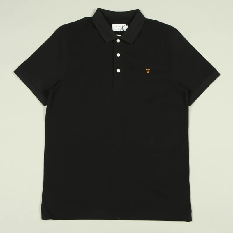 Farah Blanes Polo Shirt - Black
